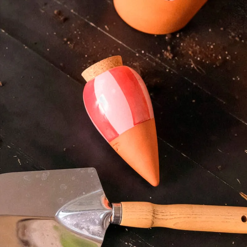Markenprodukt Olla – Rosa und rot gestreift