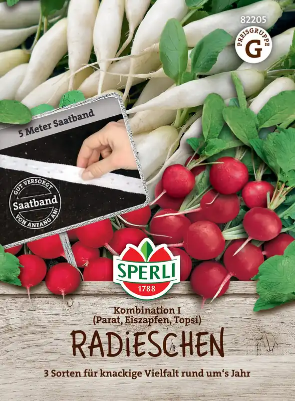 Top-Angebot Radies Kombination I, 3 Sorten | Radieschensamen von Sperli