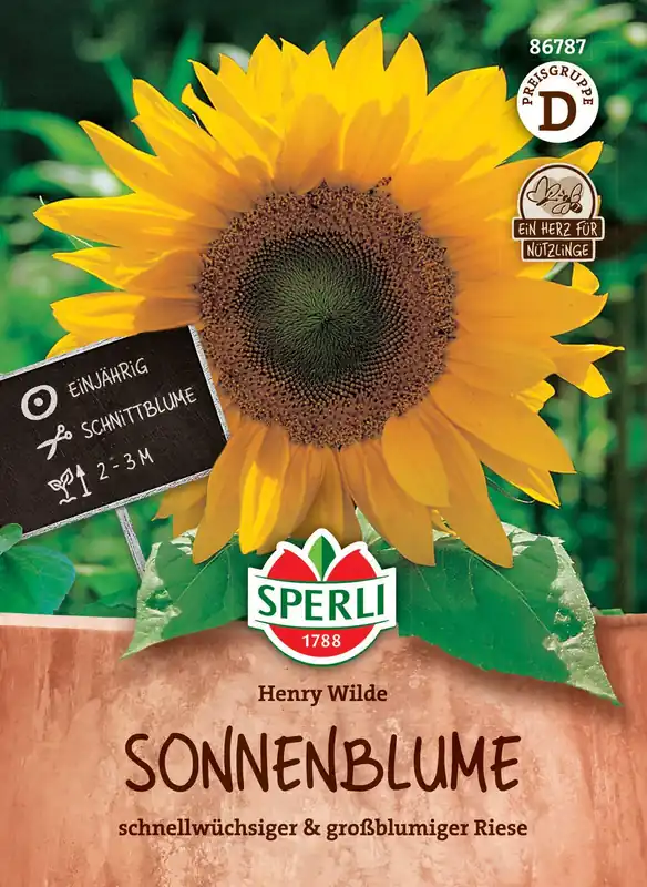 Highlight Sonnenblume Henry Wilde | Sonnenblumensamen von Sperli
