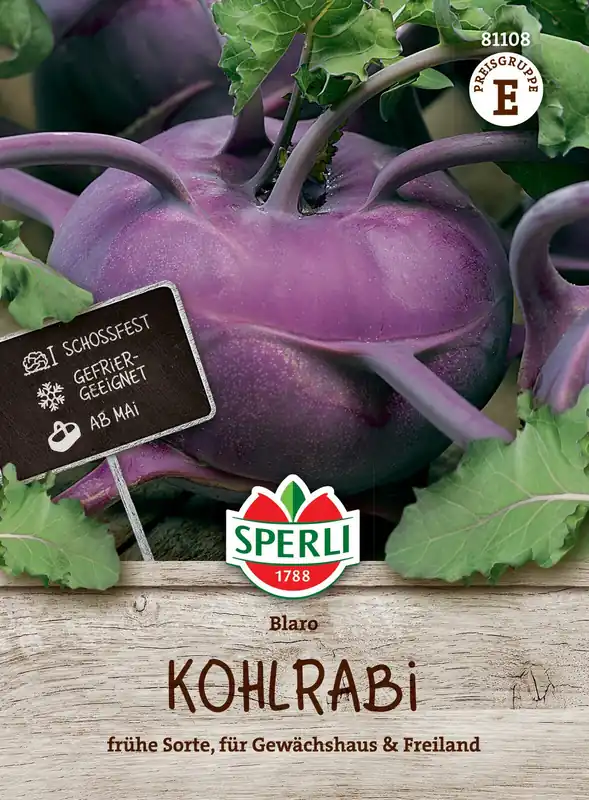Kohlrabi Blaro | Kohlrabisamen von Sperli Markenware