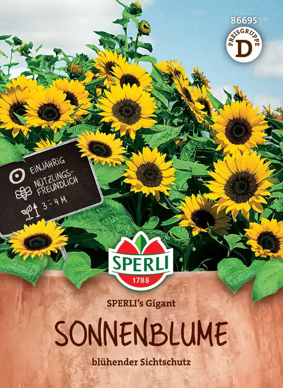 Echt Sonnenblume Gigant | Sonnenblumensamen von Sperli