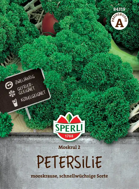Sperli-Samen Petersilie Mooskrause 2 Neue Kollektion