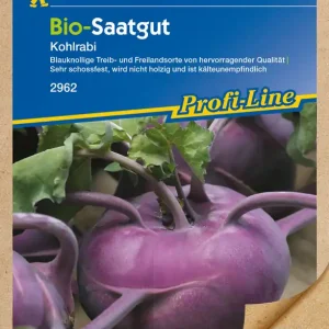 BIO Kohlrabi blau | Kohlrabisamen von Kiepenkerl [MHD 01/2025] Preiswert
