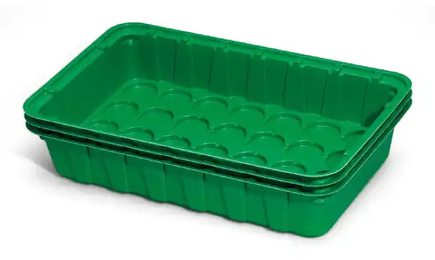 Preisknaller 36 x 22 x 7 cm Anzuchtschale grün (3 Stück) | Anzuchtschalen von Romberg