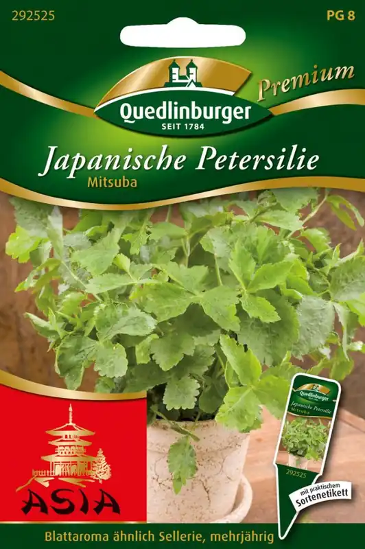 Petersilie Japanische- Mitsuba | Petersiliensamen von Quedlinburger Expressversand