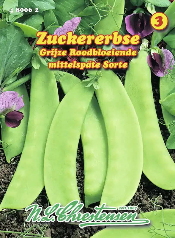 Must-Have Zuckererbse Graue buntblühende | Zuckererbsensamen von N.L. Chrestensen