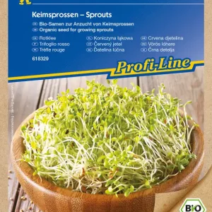 BIO Keimsprossen Rotklee | Keimsprossen von Kiepenkerl [MHD 01/2025] Sichere Zahlung