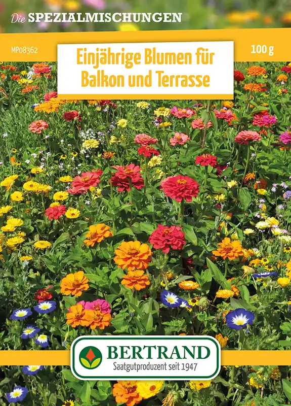 Günstig Blumenwiese Einjährige Blumen für Balkon und Terrasse (100 g) | Blumensamen von Bertrand