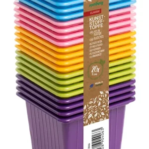 20 Kunststofftöpfe 8 x 8 cm (20 Stück) | Töpfe von Romberg Top-Seller