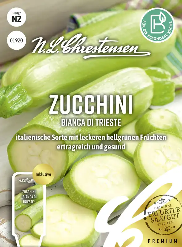 Zucchini Bianca di Trieste | Zucchinisamen von N.L. Chrestensen Expressversand