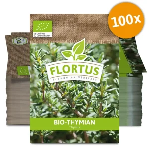 Aktuell Thymian (100 Tütchen) | BIO Thymiansamen von FLORTUS
