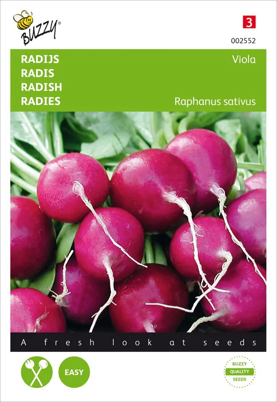 Radies Viola | Radieschensamen von Buzzy Seeds Super-Preis