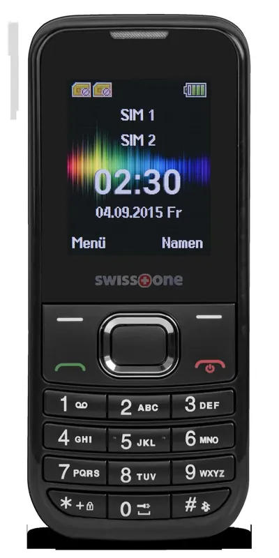 Mobiltelefon SC 230 schwarz mit Dual Sim, Bluetooth, Taschenlampe, Farbdisplay, Freisprechfunktion Begrenztes Angebot