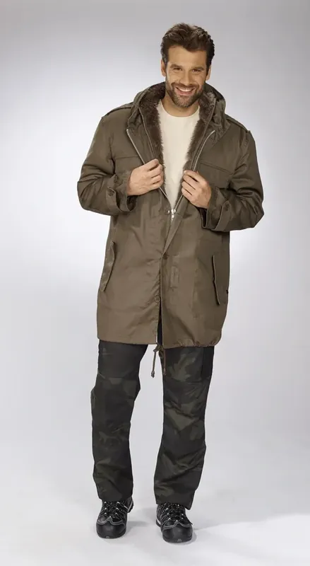 Parka, Farbe steingrau, Gr.XL Echt