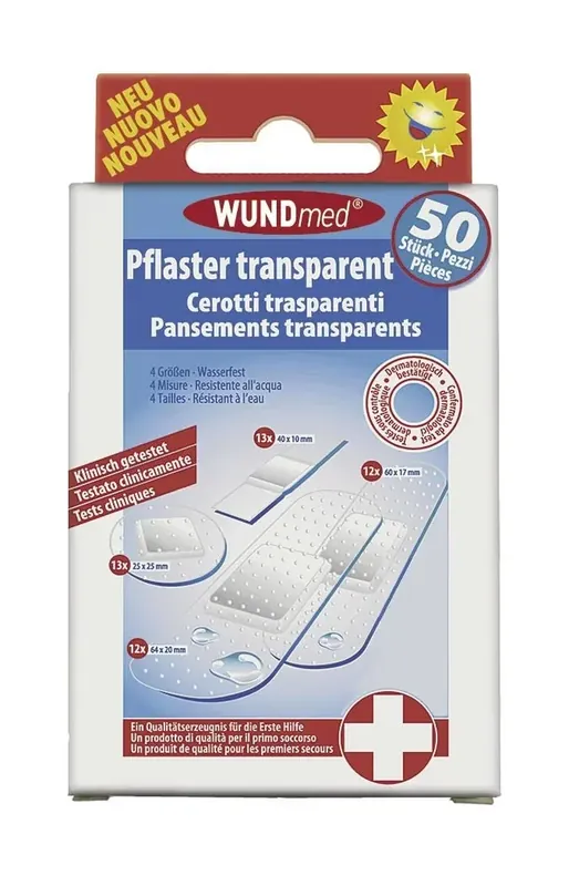 Direktkauf Pflaster, transparent 150-teilig