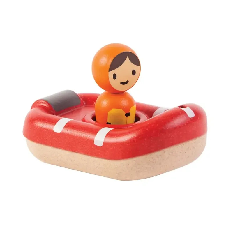 Plan Toys Badewannen-Boot Holz rot Jetzt Bestellen