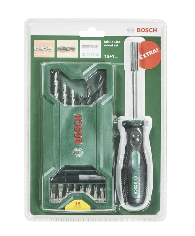 Schraubendreher + Mini X-Line Set 15+1-teilig Expressversand