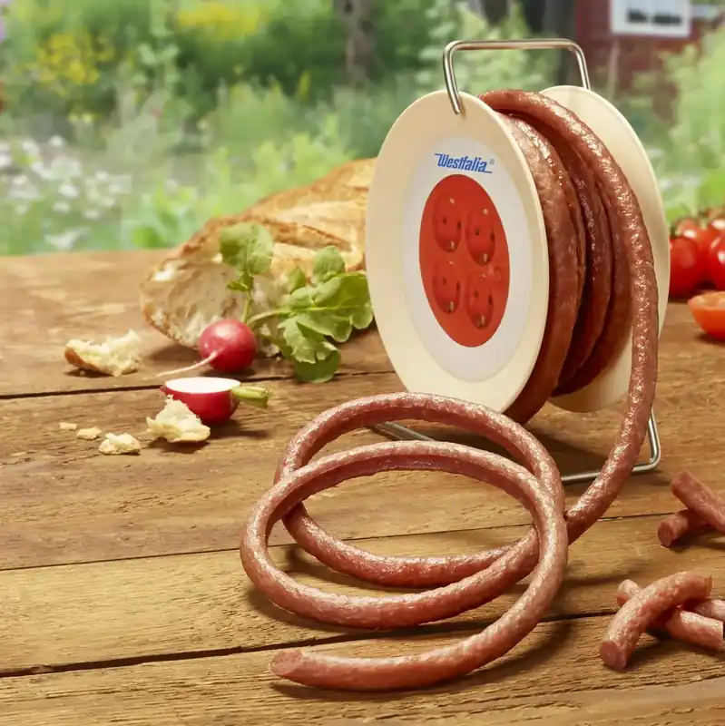 Snackwurst auf Kabeltrommel Geprüft