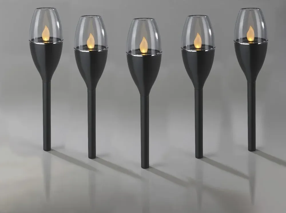 Nur Heute Solar Flammen Leuchten - 5er Set