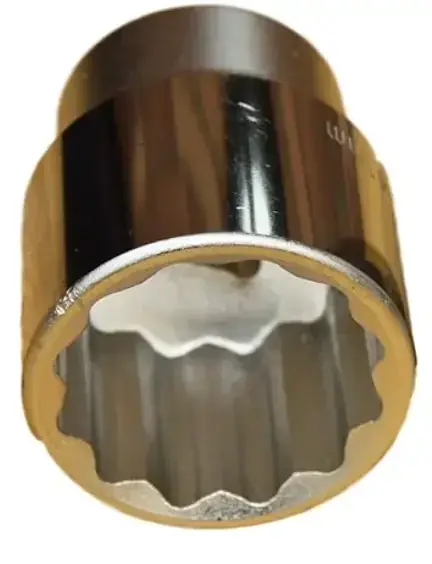 1 Zoll Nuss, 12 Kant, 75mm, Chrom Vanadium Stahl, Werkstatt Sonderangebot