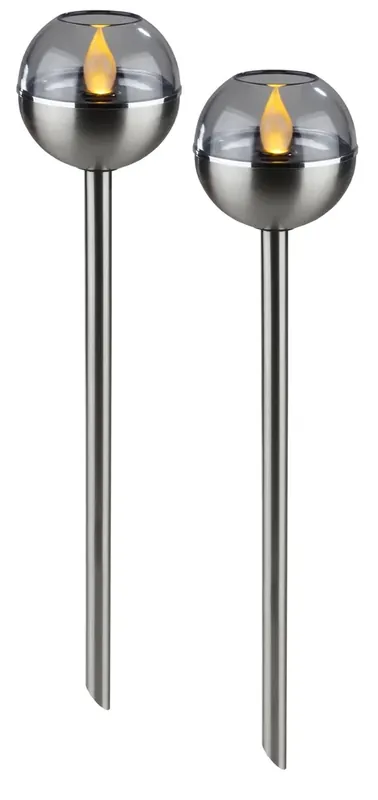 2in1 Solar Flacker Leuchten, amber, 2er Set Bestseller