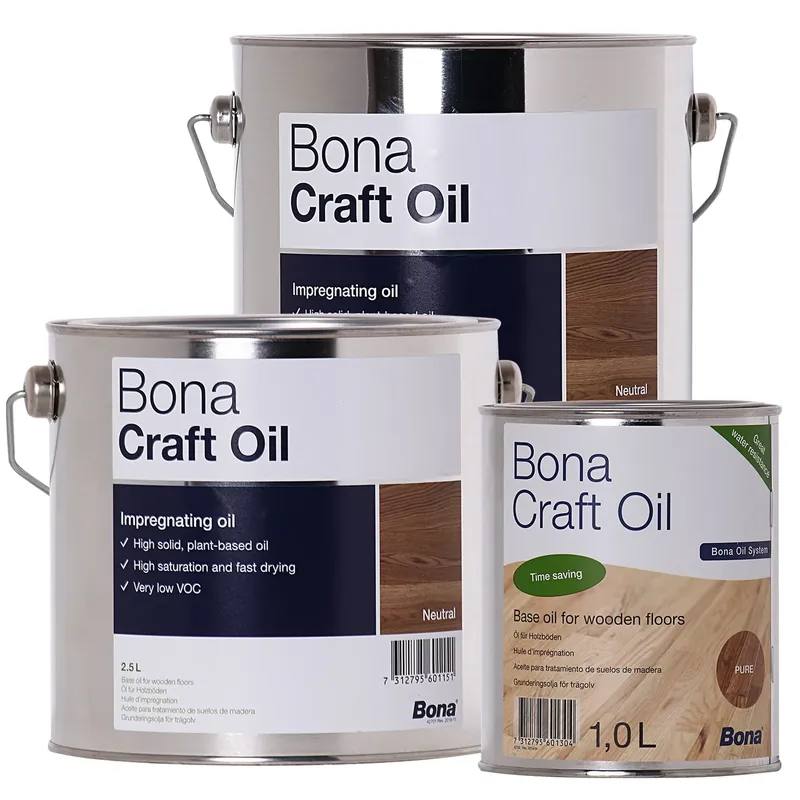 Preiswert BONA Craft Oil PURE neutral in verschiedenen Größengebinden