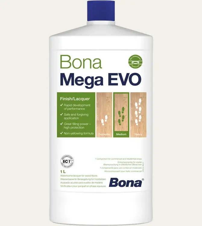 BONA MEGA EVO Extra Matt 1 Liter Kostenfreie Lieferung