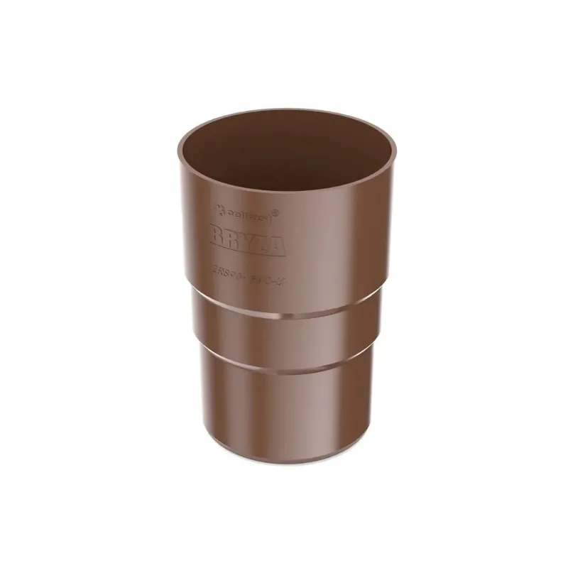 Fallrohrverbinder braun, Fallrohrmuffe 63mm, Rinnenverbinder Nur Für Kurze Zeit