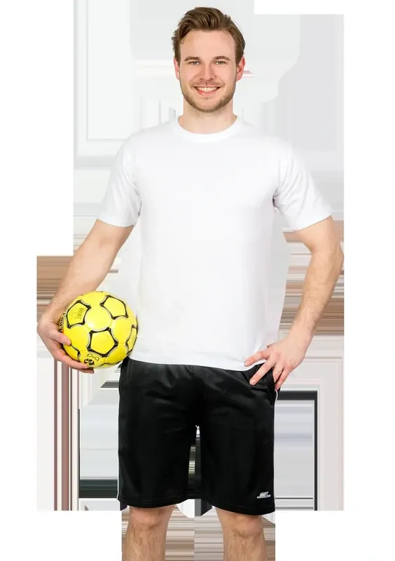 Schneller Versand Freizeitshort mit 2 Seitentaschen, Farbe schwarz, Gr.2XL