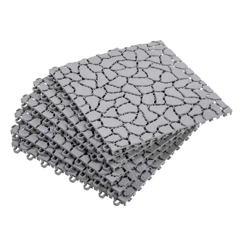 Rabatt Gartenplatten, Stein-Optik, 30 x 30 cm