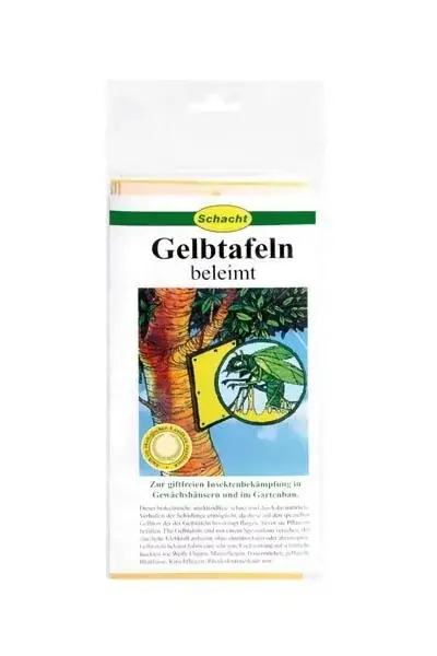 Gelbtafeln beleimt, 7 St. - zur giftfreien Insektenbekämpfung Neu Im Sortiment
