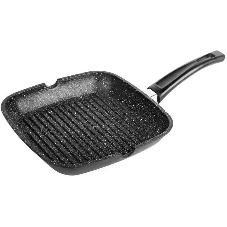 Markenprodukt Grillpfanne - 24cm - Schwarz