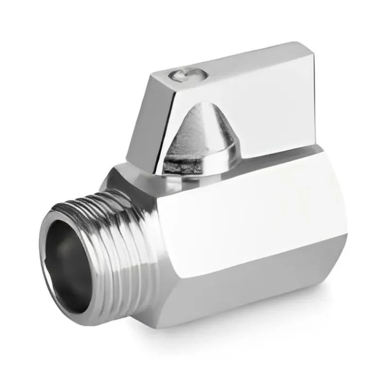 Kugelhahn 3 8, Mini Messing verchromt, AG x IG Bestseller
