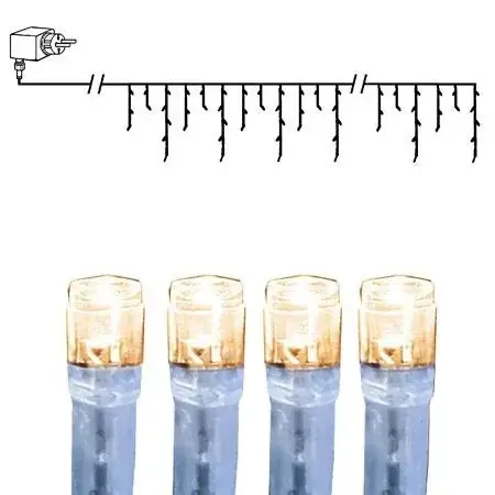 Expressversand LED Eisregen Lichterkette, 144er, 4m