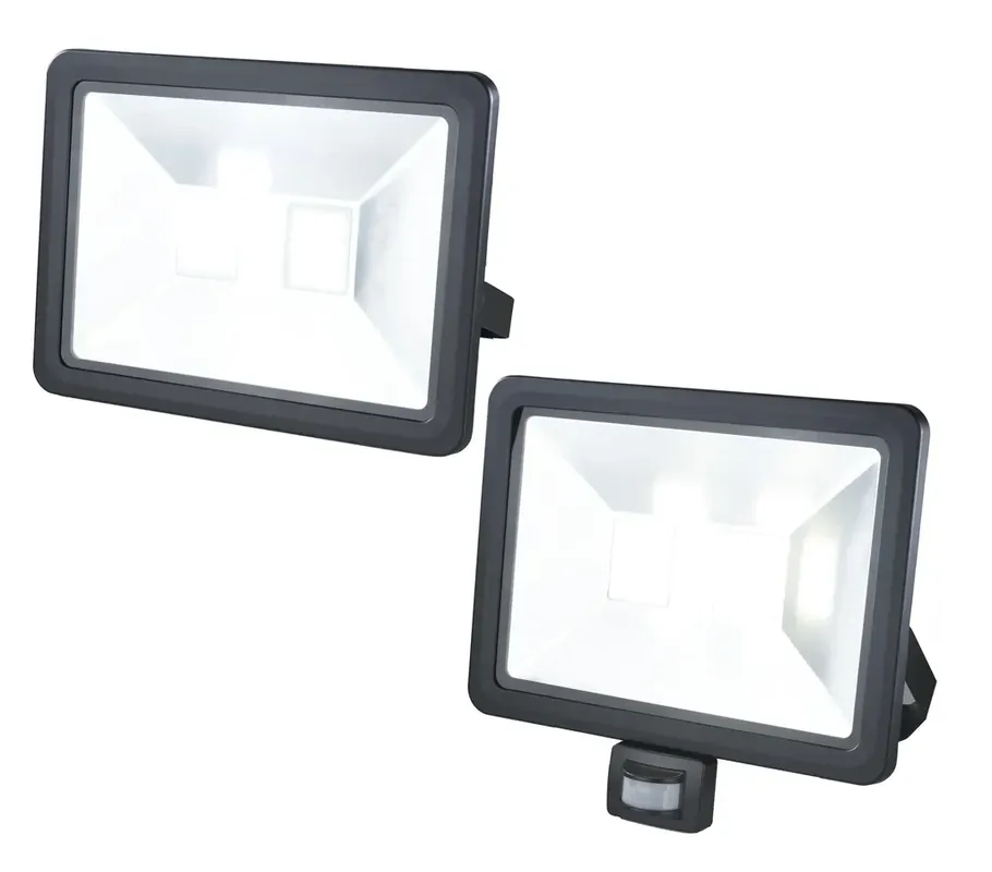 Gratis Versand LED Fluter mit Bewegungsmelder, 30 Watt, 2400 Lumen, IP44