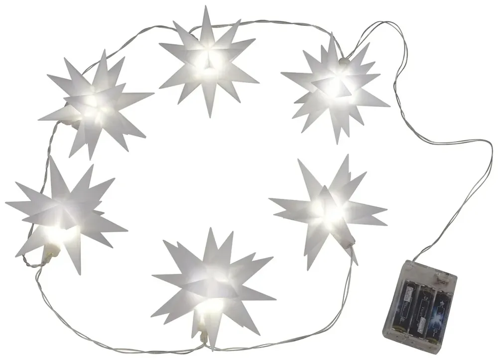 LED Lichterkette mit 3D Sternen Gratis Versand