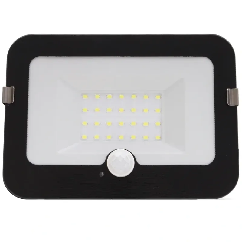 Preisknaller LED-Fluter mit Bewegungsmelder, 30 Watt, IP44, 195 x 140 x 36 mm
