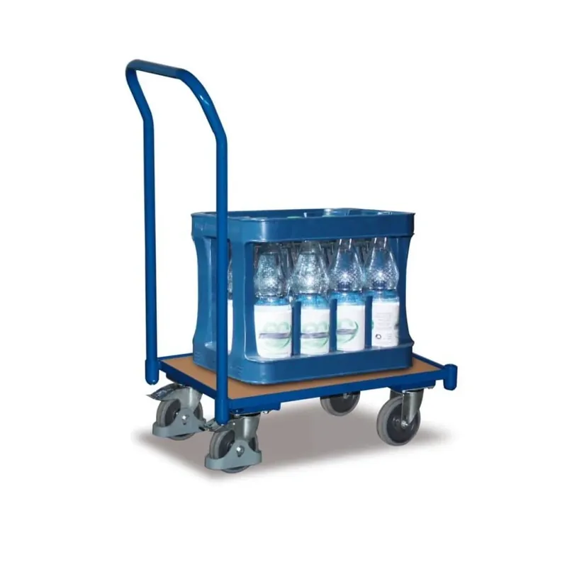 Jetzt Bestellen Eurokasten Roller, Transportroller 250 kg, mit Bügel, enzianblau