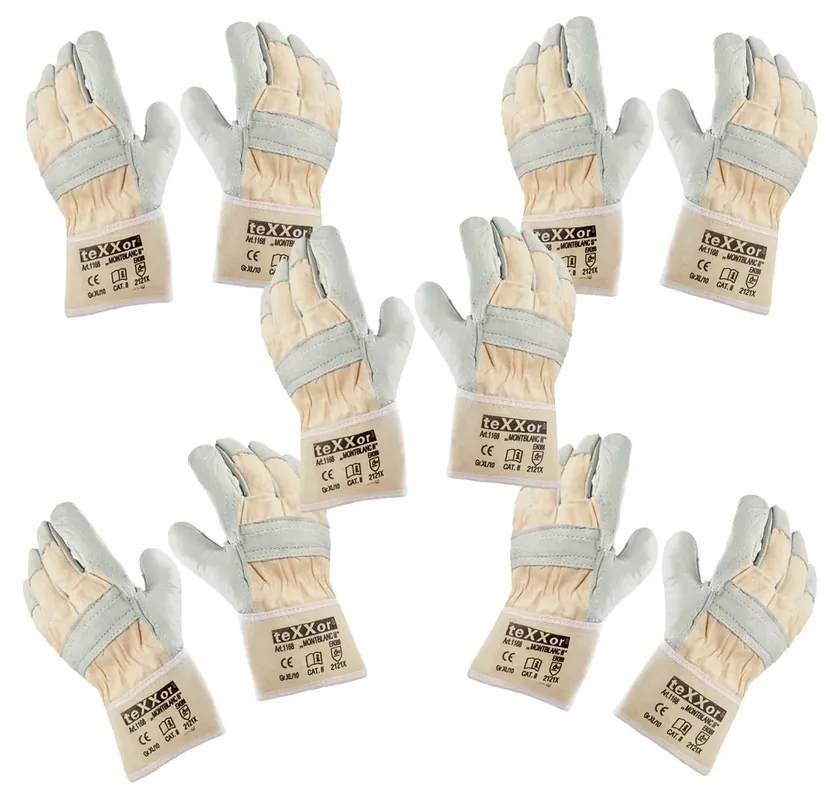 Rindvollleder-Handschuhe MONTBLANC III, Gr.10, 5er Set Heißes Angebot