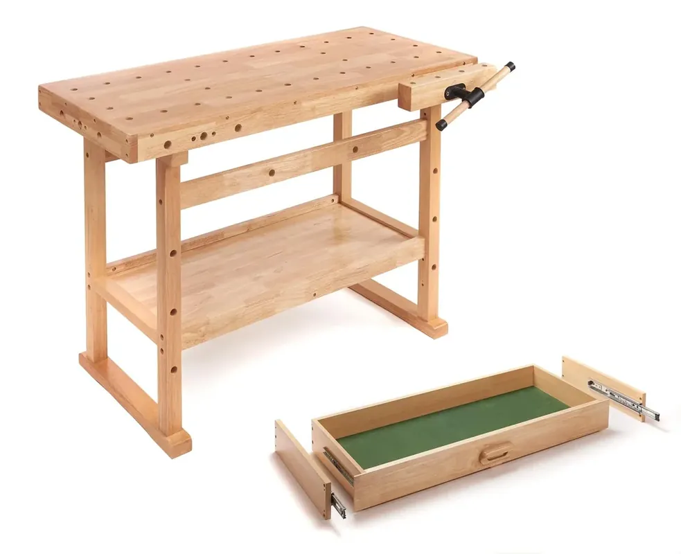Hobelbank HBZ mit 1 Schublade 882 x 335 x 96 mm Geprüft