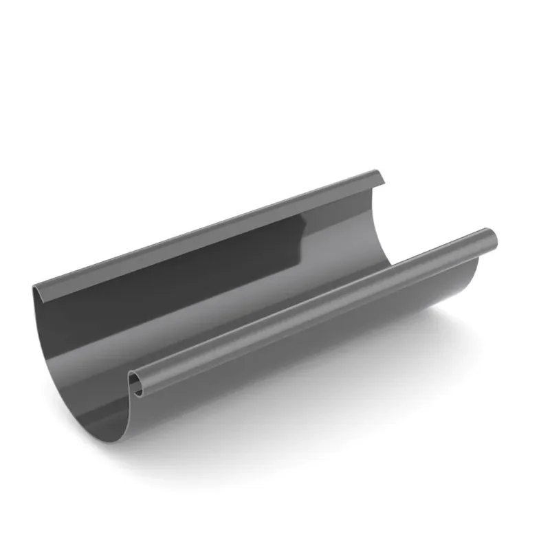 Bestseller Regenrinne 2m graphit, Dachrinne System 75, Kunststoff Dachrinne