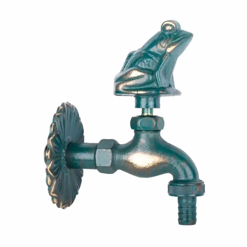 Neue Kollektion Auslaufventil Garten, Nostalgie Frosch, Wasserhahn 1/2 Zoll