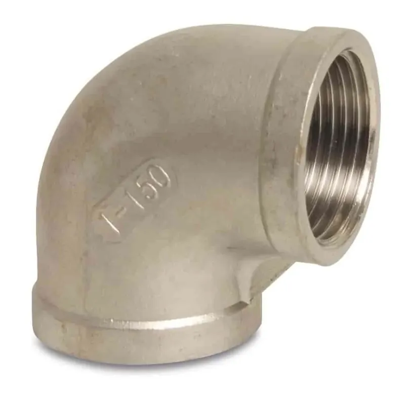 Sichere Zahlung Edelstahl Winkel 90 Grad, Gewindefitting Edelstahl, 2" IG, V4A Winkel