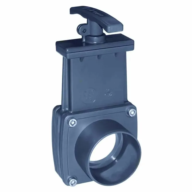 Zugschieber 110mm, PVC Schieber, Zugschieber Teich, 110 x 110mm Gratis Versand