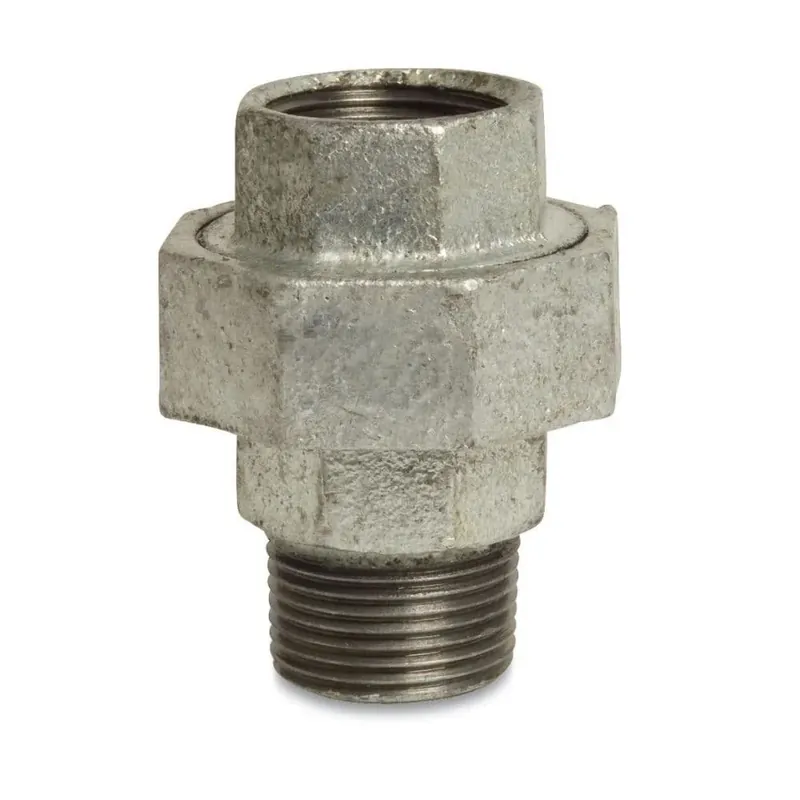 Kostenloser Rückversand Gewindefitting Temperguss Verschraubung Typ Konisch 1 1/2" IG x 1 1/2" AG