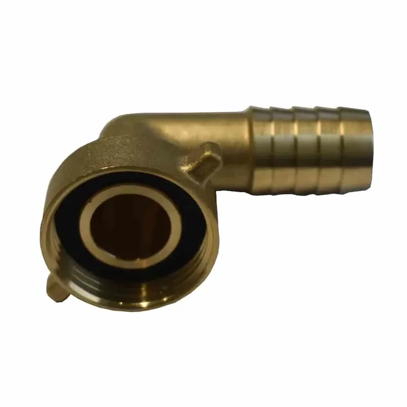 Schlauchverschraubung Messing, 1 Zoll Winkel, 19 mm Schlauchanschluss Schneller Versand
