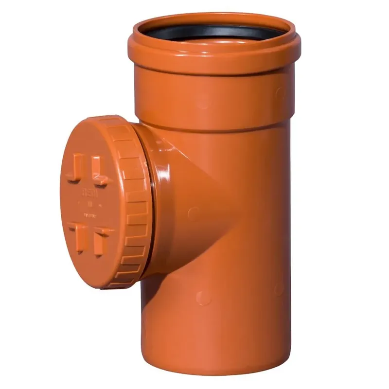 Reinigungsrohr DN 160, KG Rohr mit rundem Deckel, Abwasserrohr Preisreduziert