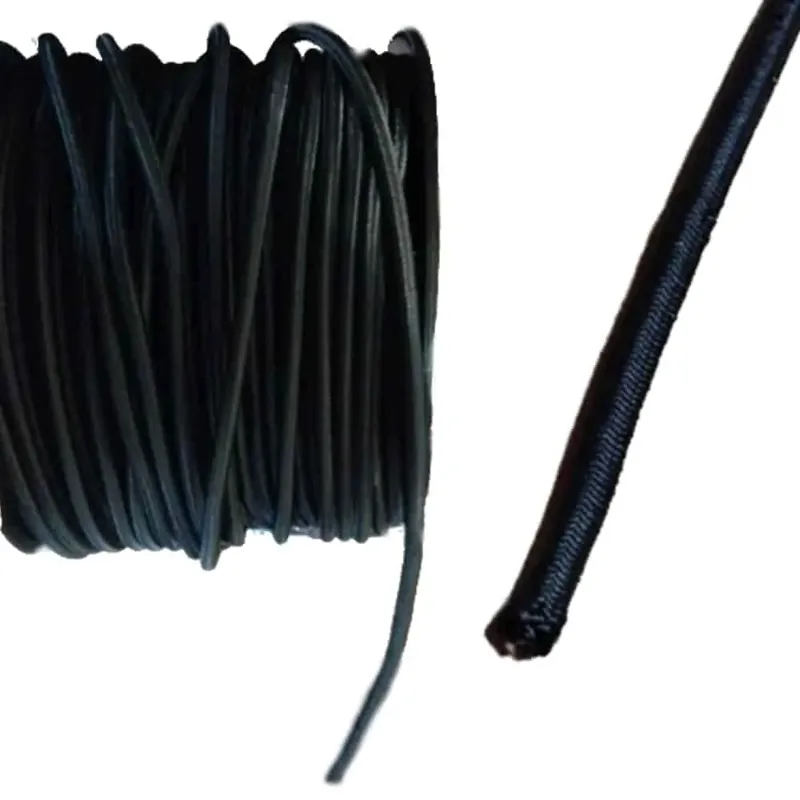 Expanderseil 10mm, Schwarz, 40 Meter, Gummiseil Meterware, Abdeckplane befestigen Letzte Chance