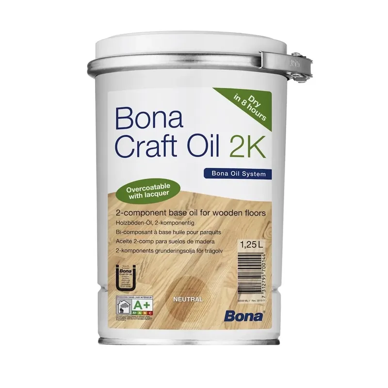 Rabatt BONA Craft Oil 2K Umbra 1,25 Liter kastanienbraun